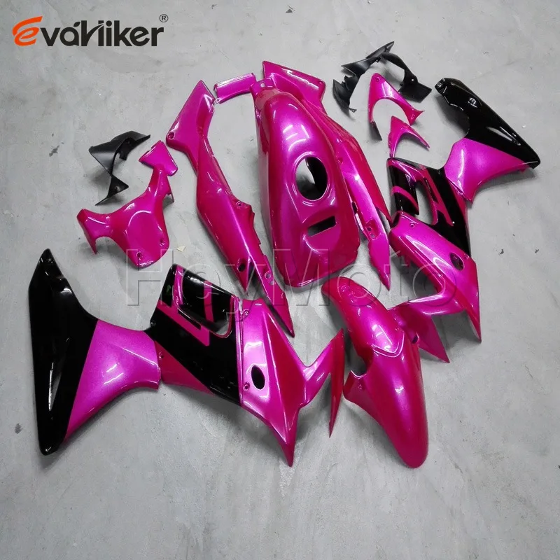Капот мотоцикла на заказ для CBR125R 2004-2005 CBR 125R 04 05 ABS пластик мотоцикл обтекатель заказ+ розовый - Цвет: H