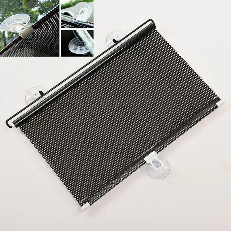 Auto Car Black Window Roll Blind Sunshade Windshield Sun Shield Visor 58 x125cm | Автомобили и мотоциклы