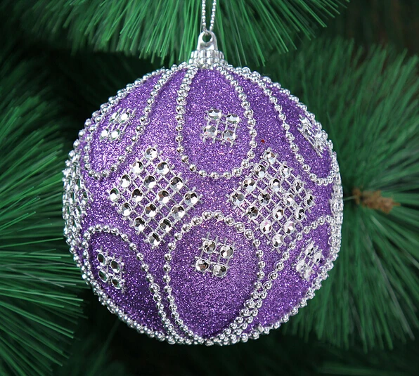 Popular Purple Christmas Ball OrnamentsBuy Cheap Purple Christmas Ball