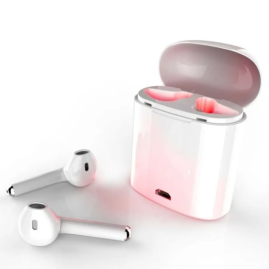 

RAVI sport Wireless Bluetooth Earphones I7 i7s TWS Earbuds Headset With Mic For iPhone XR XS 6 7 8 plus Max Universal andriod