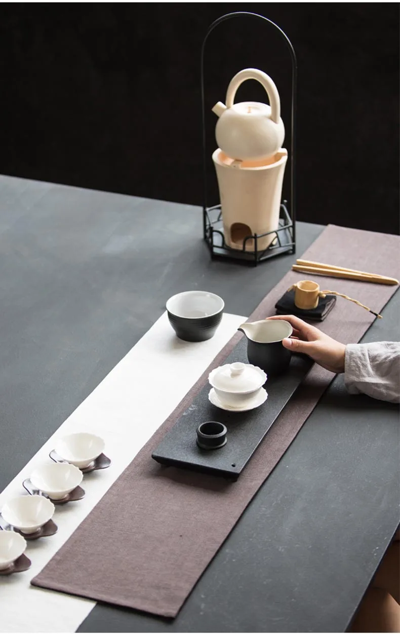 210 мл винтажный черный дзен керамический чайный набор кунг-фу ярмарка чашка чай в японском стиле церемония Аксессуары грубая Керамика Кружка домашний декор