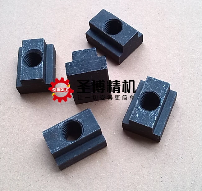 15PCS with black oxide steel m12 slide T slot nut Milling machine lathe
