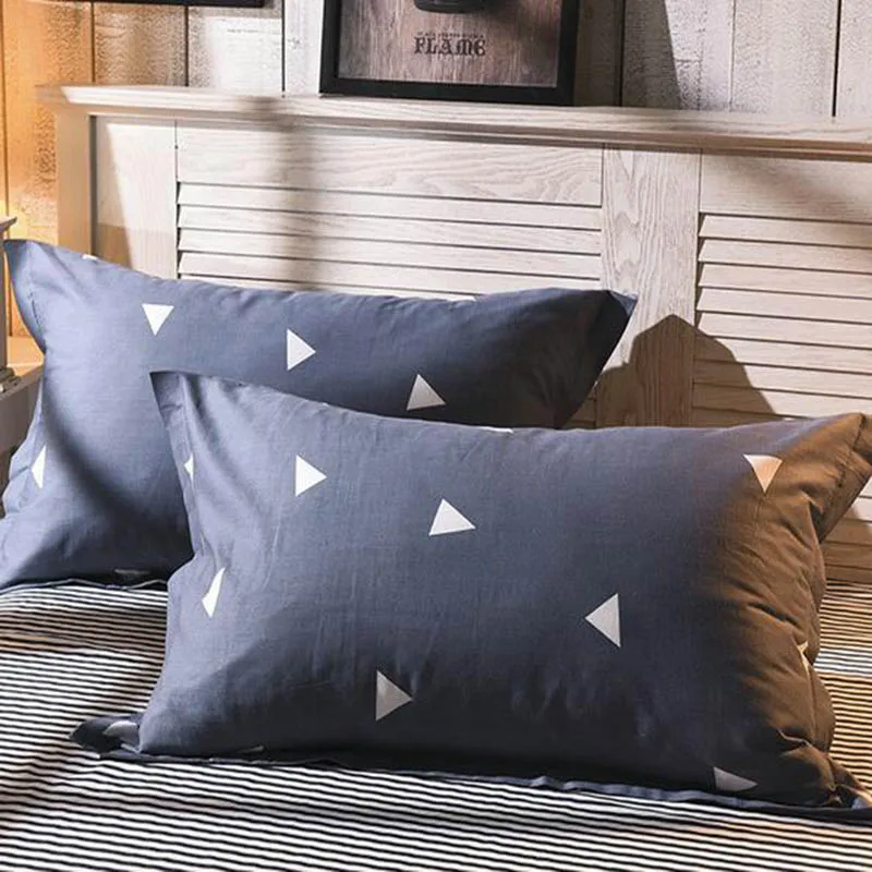 Cotton Sanding Pillowcase Printed Home Decorative Bedding Pillow cases