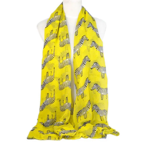 

Fashion Viscose Scarf for Women Animal Zebra Print Long Scarves Ladies Large Size Autumn & Spring Shawl Collier Femme NL-1864