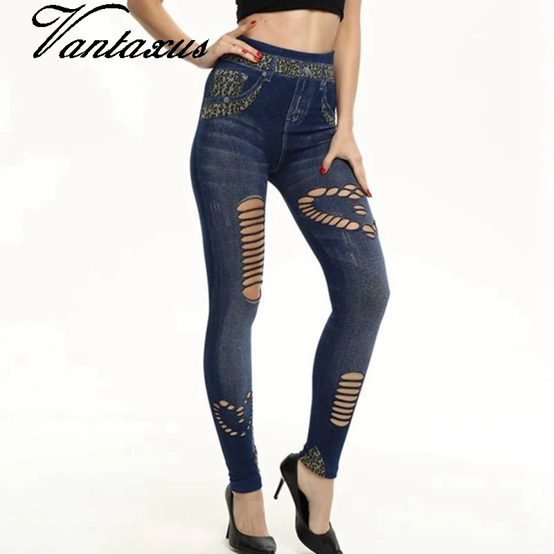 Aliexpress.com : Buy lady imitation denim pant women
