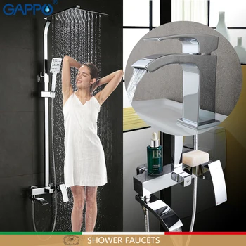 

GAPPO Shower Faucets bidet faucet Rainfall Bath tub taps brass shower Spray Shattaf ducha higienica muslim toilet shower bidet
