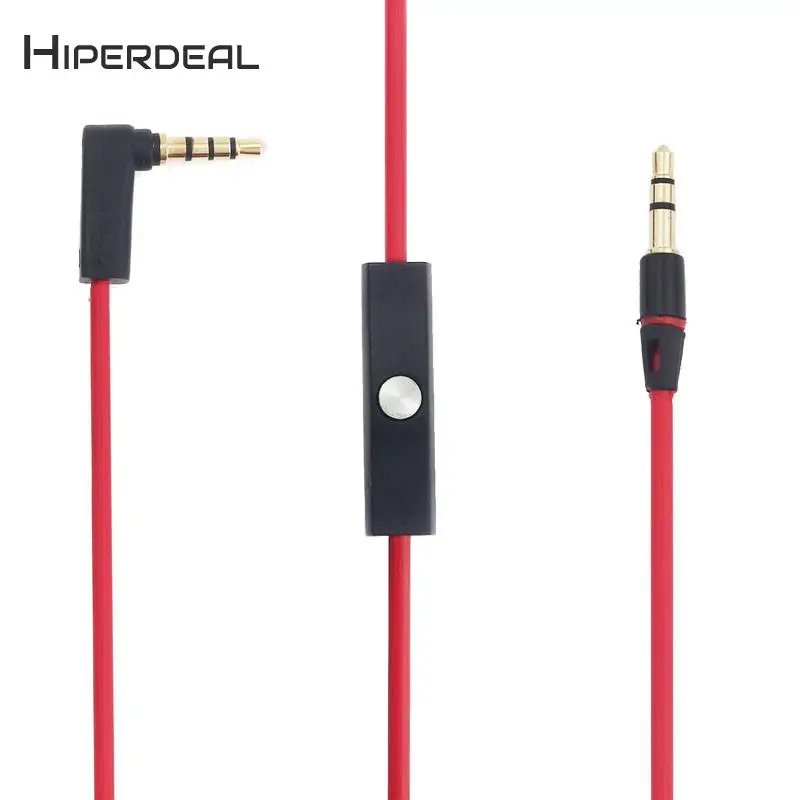 

HIPERDEAL AUX Cable 3.5mm Replacement Audio Cable L Cord For Headphones MP3 Phone PC Car Cable BAY10