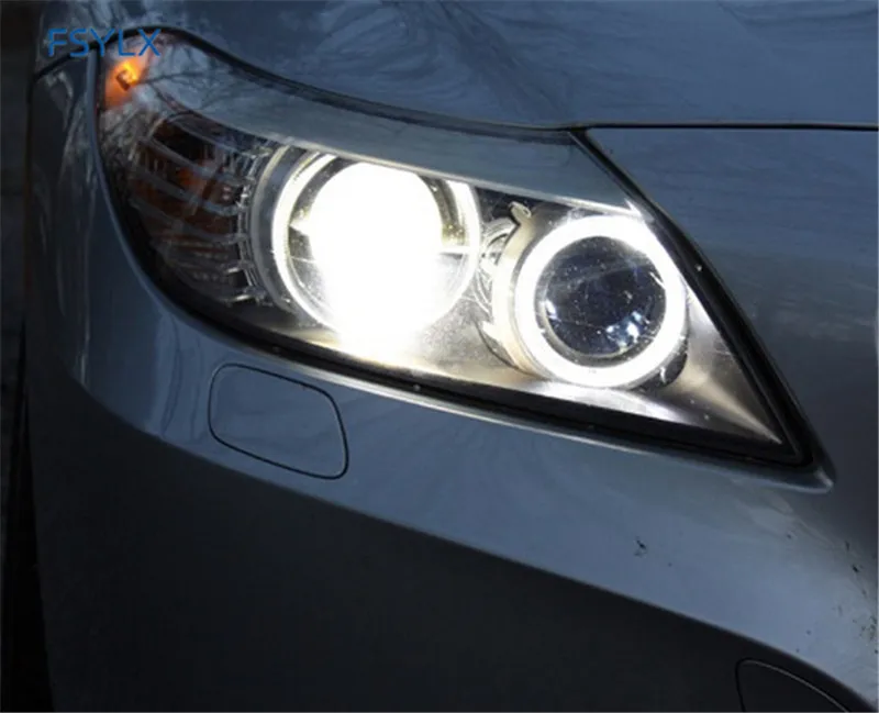 FSYLX 10 Вт Автомобильный светодиодный Маркер СВЕТОДИОДНЫЙ ангельские глазки для BMW E39 E53 E60 E61 E63 E64 E65 E66 E87 canbus светодиодный гало кольца лампа светодиодный ангельские глазки