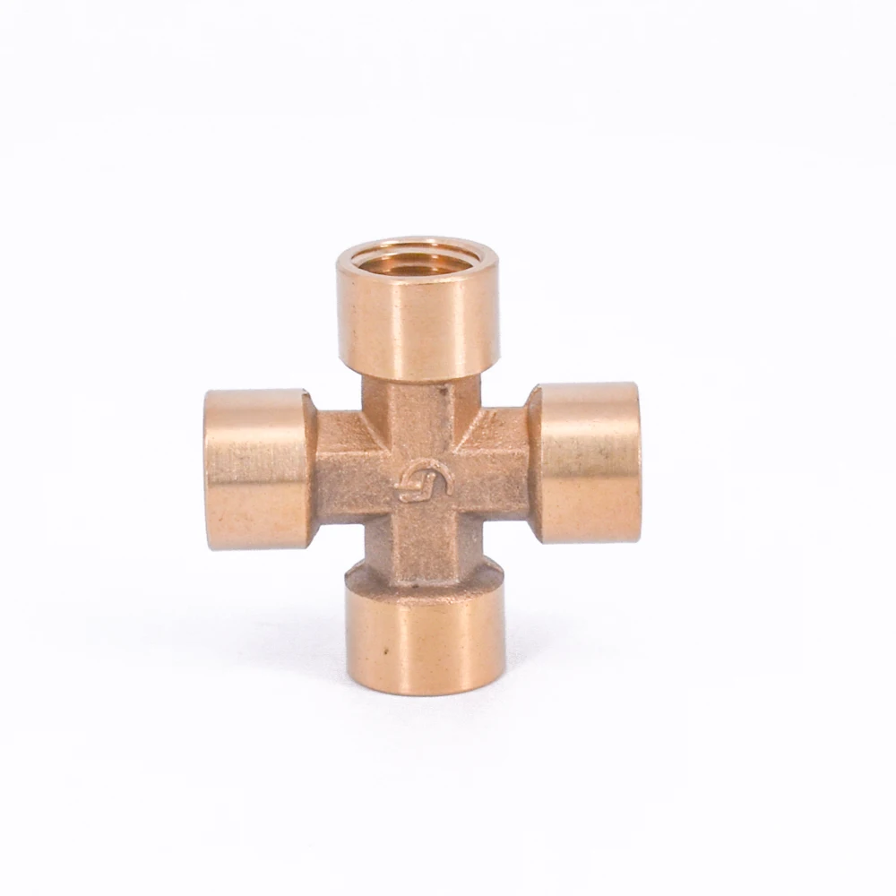 

Brass Splitter Cross 4 Way Pipe Fitting DN8 1/4" BSP Female Adapter Connector Coupling