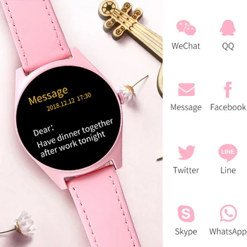 

ladies smart band with 1.3 inch color screen fitness band woman activity tracker pedometer heart rate monitoring remote photo