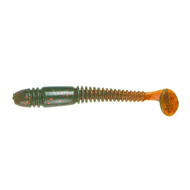 Soft Lure Bionic Fish Bait Lure Soft Bait 4.6g/8.3cm Rubber T-tail Soft Wobblers Worm Fishing Bait Fishing Gear jooyoo