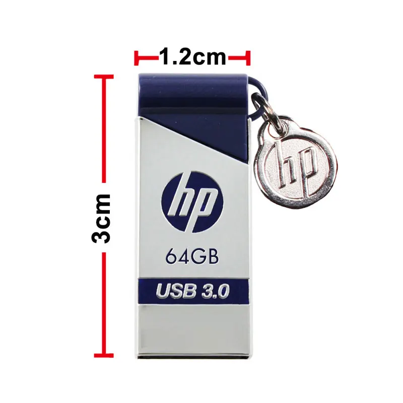 hp USB флеш-накопитель 32 ГБ металлическая классическая Карта памяти 64 Гб 16 Гб Компьютерная память брелок DIY DJ OTG TypeC Флешка 128 ГБ