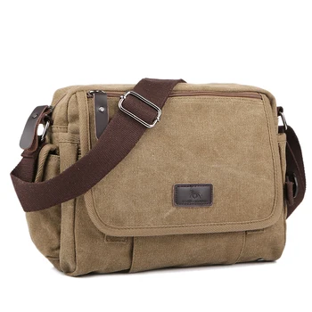 

Casual Canvas Shoulder Bags for women 2021 Satchel Vintage Retro Crossbody Sling Men Leisure Messenger Bag Handbag bolso mujer