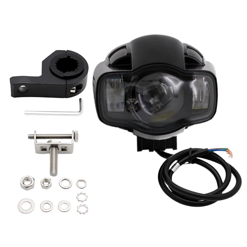 Nordson Universal Motorcycle Fog light 22-40mm IP65 LED Headlight lamp With USB Charger Motorcycle Accessories