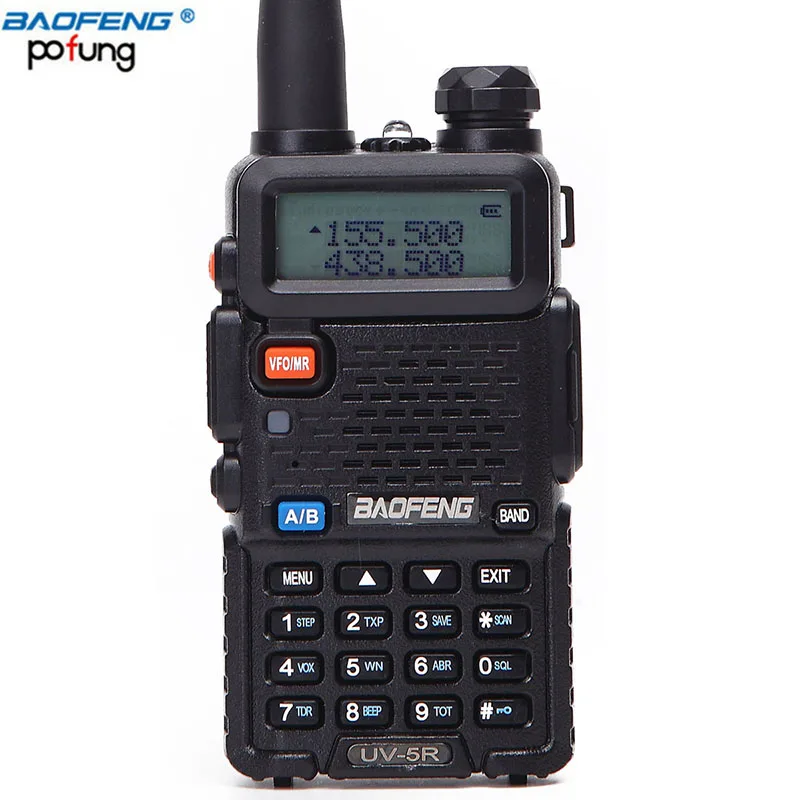 2 шт. BaoFeng UV-5R 5 Вт двухдиапазонный VHF/UHF портативный двухсторонний радио CB Walkie Talkie UV5R Ham Радио коммуникатор трансивер UV 5R