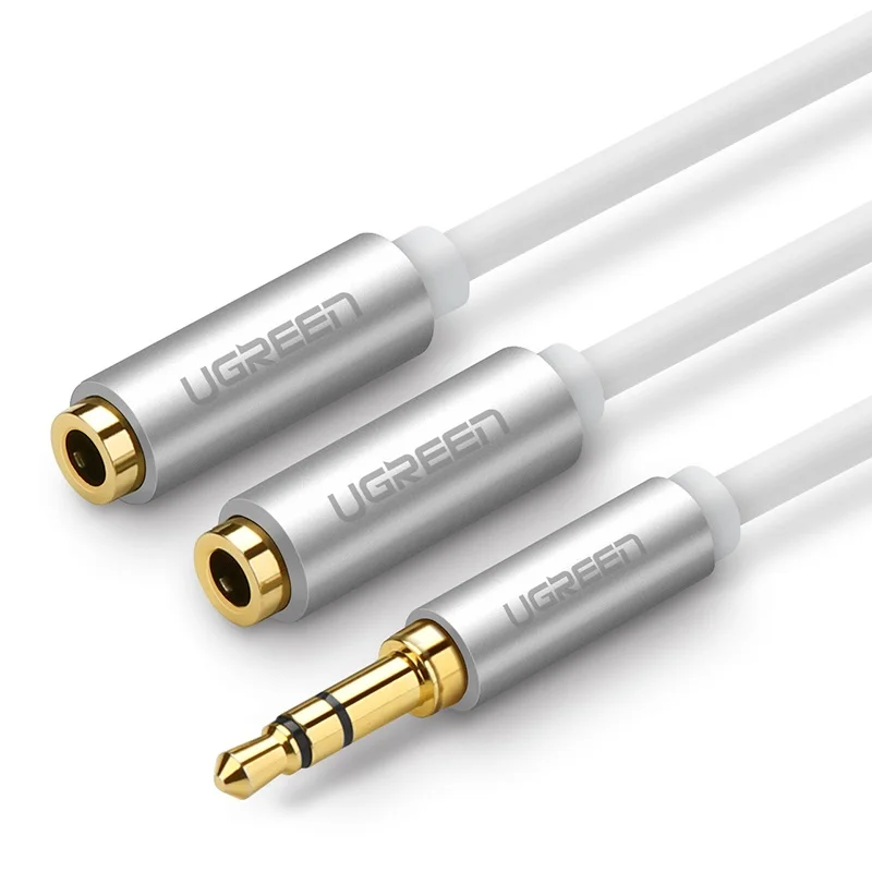 Jack 3 5mm to 2x 3 5mm Female Headphone Splitter Audio Cable 3 5 mm Jack Aux Cable Cord for Computer Microphone Cellphone