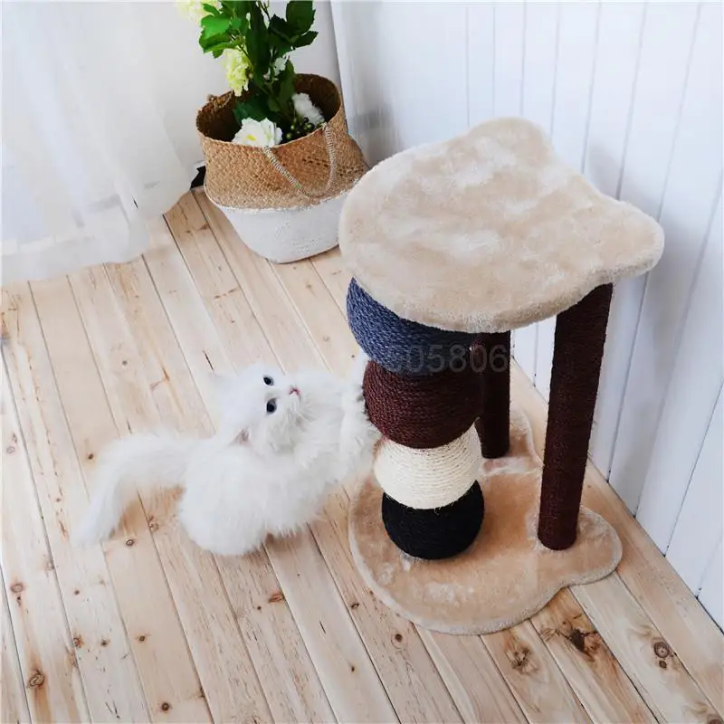 Хорошо смотрится! Супер sisal износостойкая доска для кошачьего лазания рамка