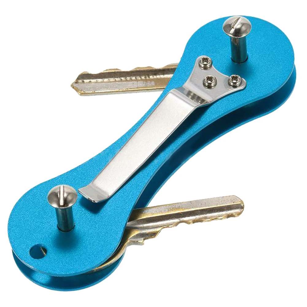 

Fashion New Aluminum Smart Key Holder Organizer Clip Folder Keychain Pocket Tool