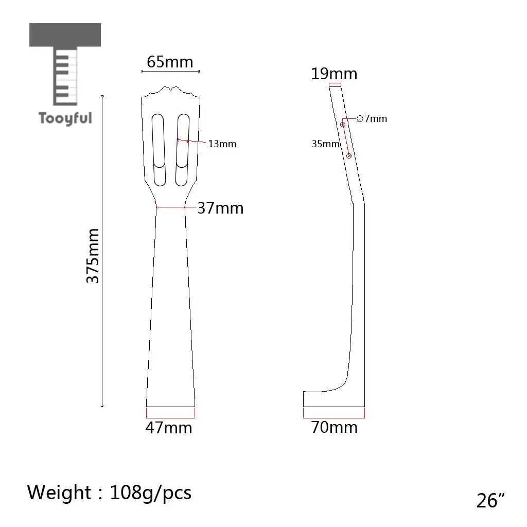 Tooyful Высокое качество 1 шт. цвет древесины 26 дюймов DIY Гавайские гитары укулеле шеи для акустической классической формы гриф lutier детали укулеле