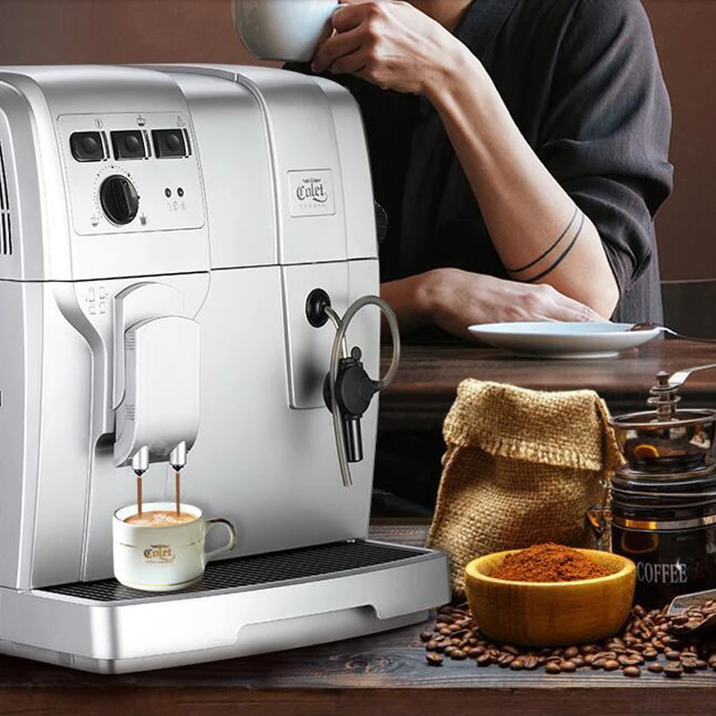 

Automatic Espresso Machine 19 Bar Coffee Making Machine Milk Foaming Coffee Beans Grinder Coffee Maker Cafetera CLT-Q004