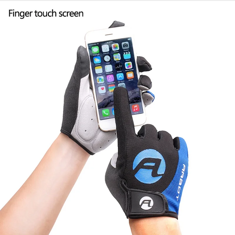 2 шт. ветрозащитные велосипедные перчатки с сенсорным экраном для езды на горном велосипеде, велосипедные перчатки, противоскользящие теплые мотоциклетные перчатки зима-осень