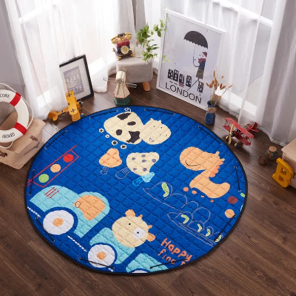 59 Inches Large Baby Play Mat Playmat Kids Toy Storage Bag Non slip