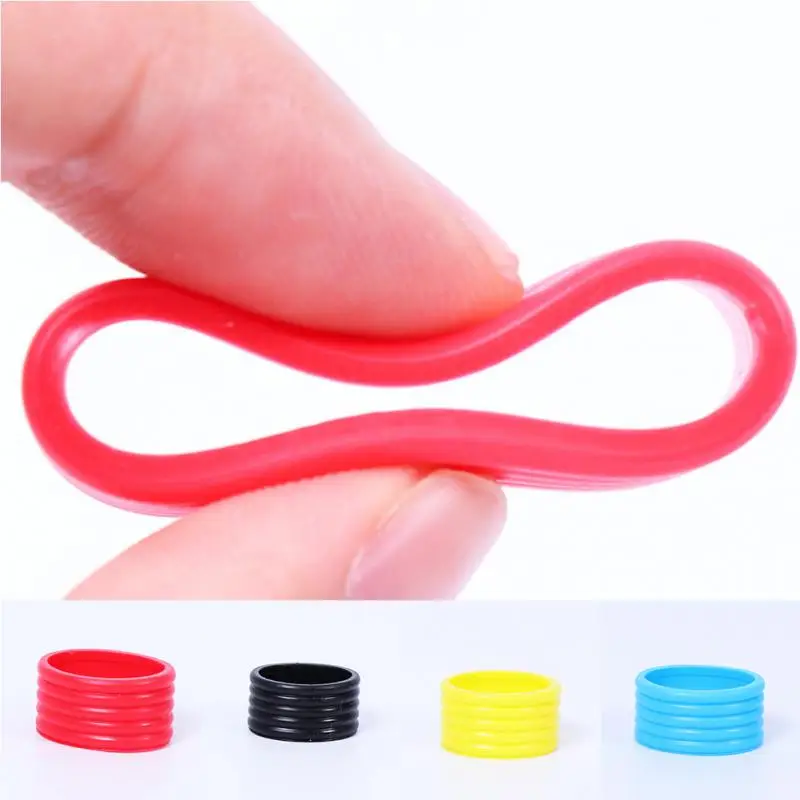 

Band Sweat Stretchy Absorbing Elastic Sports Tennis Grip Ring Silicone Absorb Fix Ring Racquet Protector Overgrip Badminton 3pcs