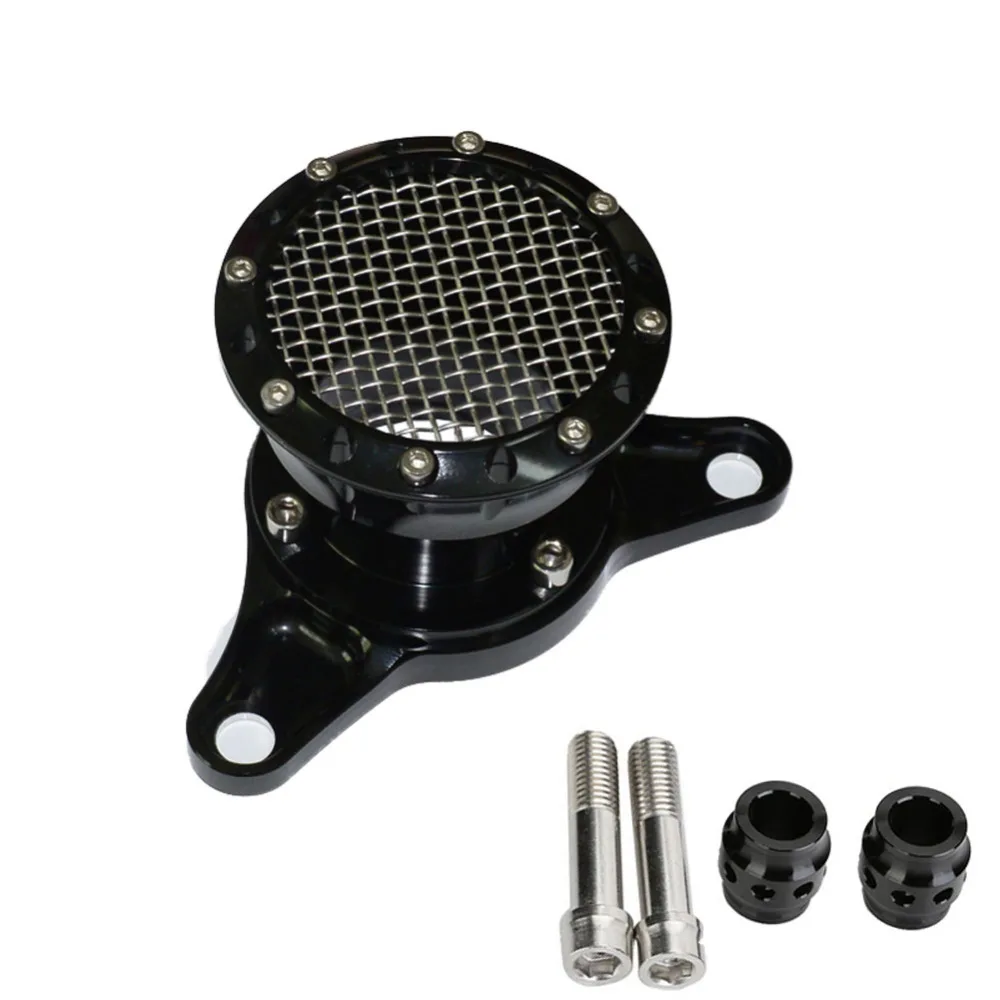 Black Chrome Velocity Stack Air Cleaner Intake Filter For Harley
