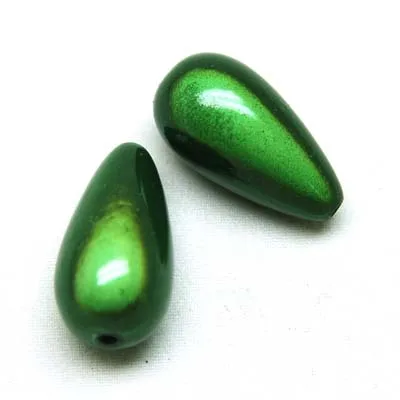 Чудо Бисер Perles Magiques Акриловые Teardrop бусины 12x23 мм Круглый Spacer Magic Perles для DIY ювелирных браслет делая - Цвет: Green
