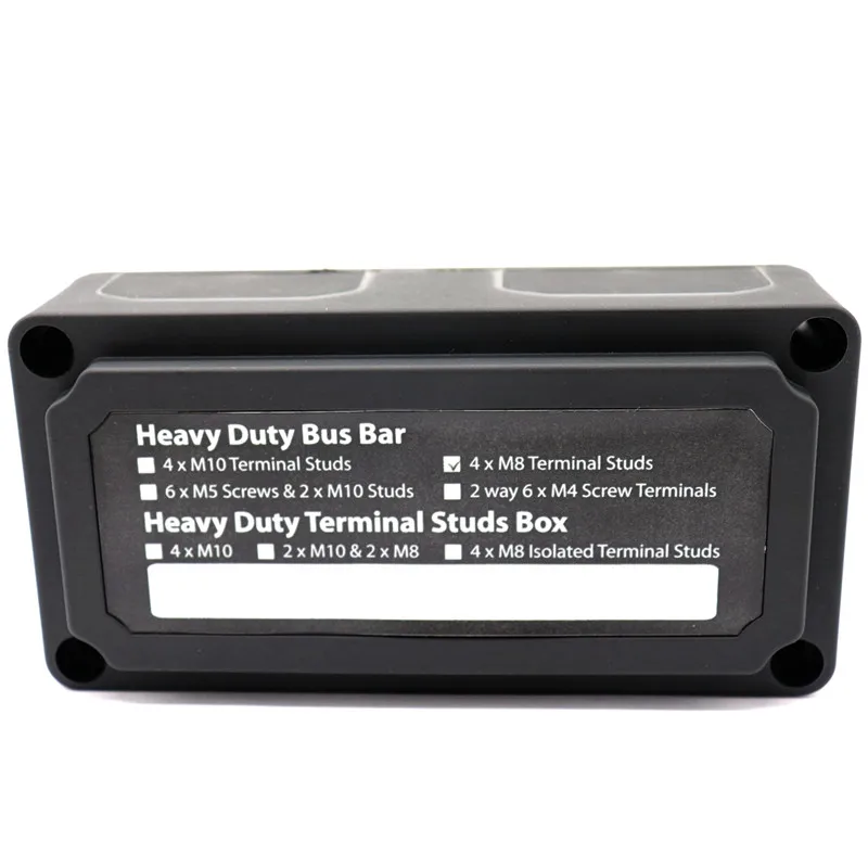 Heavy-Duty Module Design Bus Bar Box with 4 Terminal Studs4