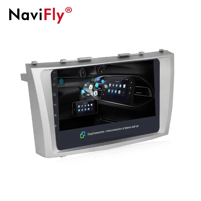 Top Navifly Android 8.1 car multimedia player for Toyota camry 2007-2011 autoradio stereo gps navigation WIFI BT FM RDS 2