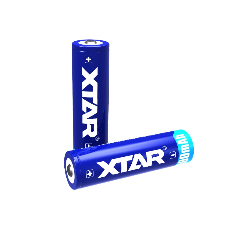 2 шт. Xtar аккумуляторная батарея 14500 800mAh 3 7 V защищенная предназначена для фонарей