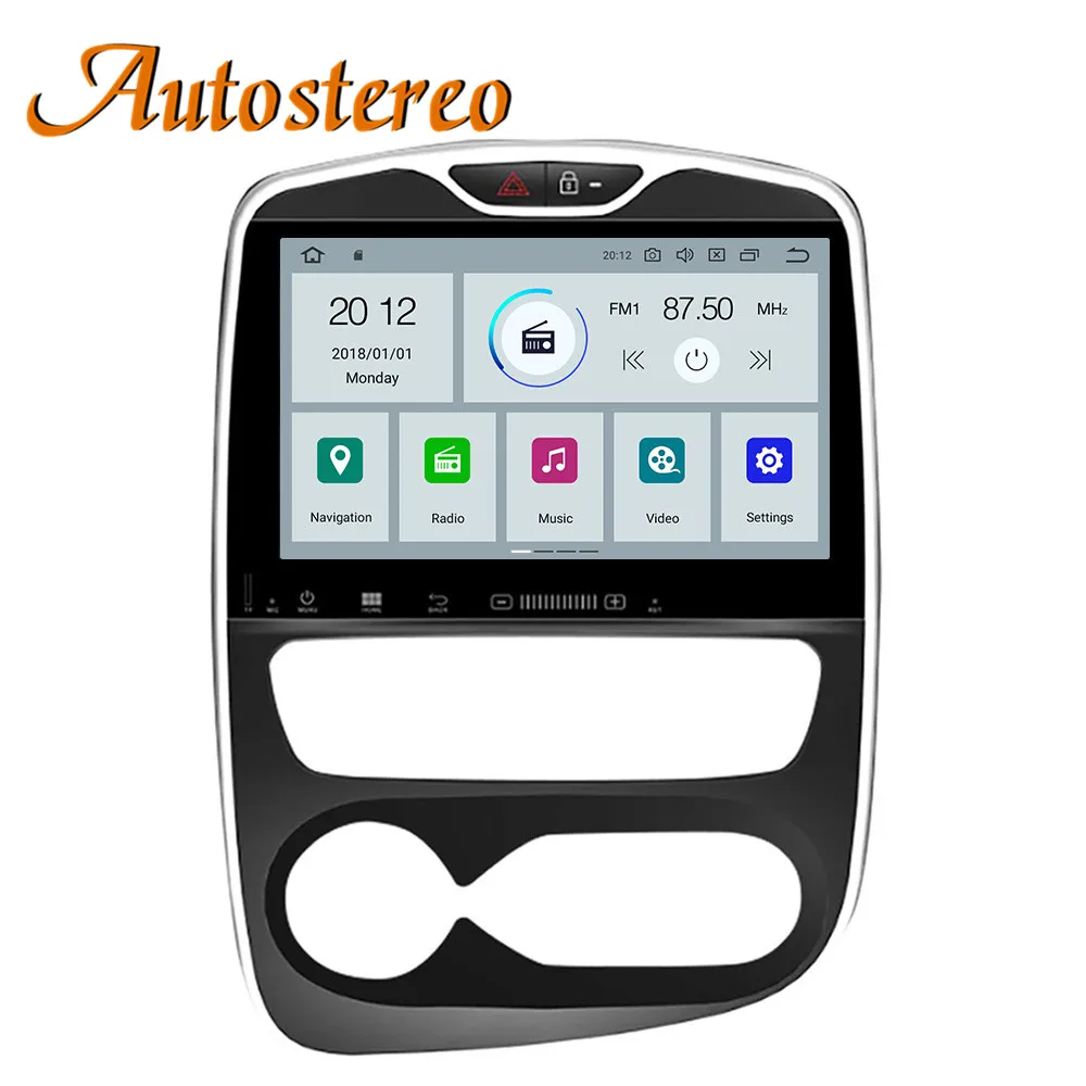 Top PX6 PX5 DSP Android 9 Car No DVD Player GPS navigation For Renault Clio 2013-2018 radio recorder multimedia head unit IPS screen 2