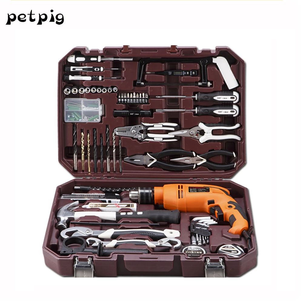 

Multitool Tool Box Set Tool for Car Repair Screwdriver Set Spanners Clamp Woodworking Tools Ratchet Socket Mechanics Tool Kits