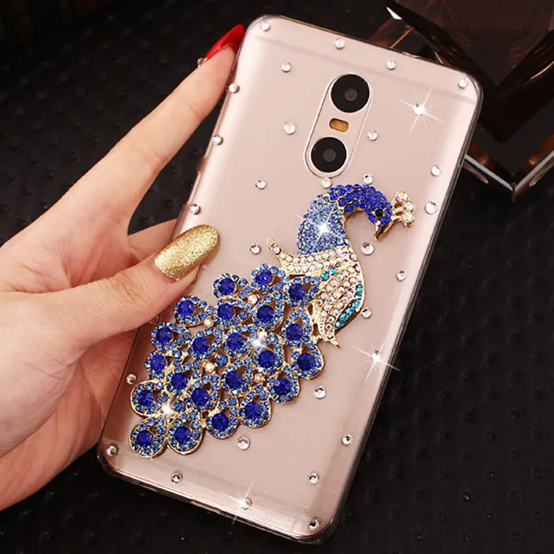 Pauw-Rhineston-voor-Xiaomi-Redmi-Note-4-case-redmi-note-4-pro-case-harde-PC-cover (1)