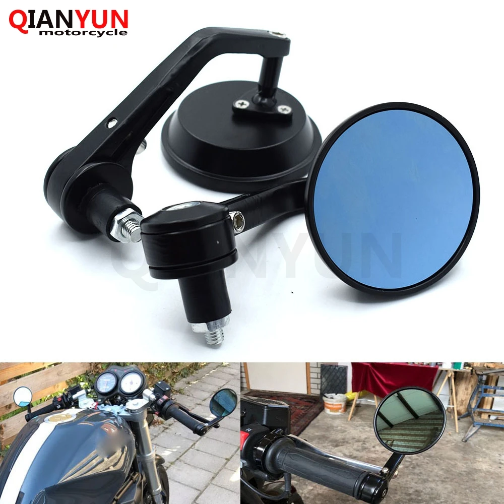 

Universal 7/8" motorcycle rearview mirror handlebar rear view mirror For Suzuki Hayabusa GSX1300R SV1000 SV1000S TL1000R GSX1400
