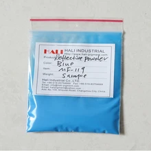 Светоотражающий пигмент, синий светоотражающие порошок, traffice пигмент, MF-119 синий светоотражающий пигмент, 1 лот = 200 грамм