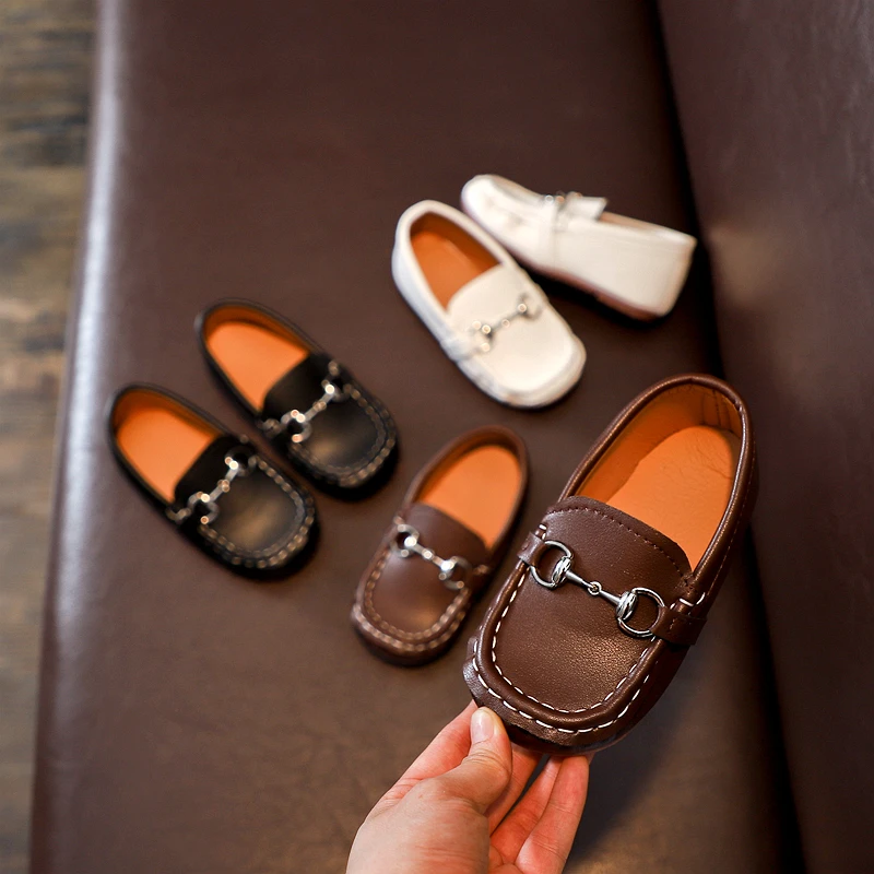 

New autumn male child casual leather shoes baby boys fashion leather shoes single shoes infant boys outdoor leisure shoes