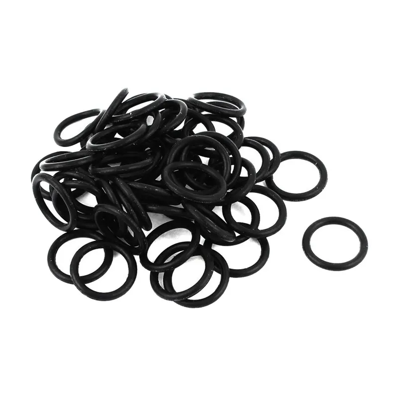 

50 pcs. Black rubber 15 x 12 x 1.5 mm oil seal O rings gaskets