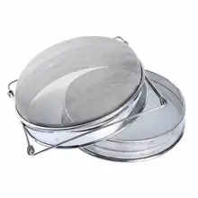 Фильтр для меда из нержавеющей стали с двойным слоем сетчатый сито для пчеловодства столовые приборы для меда