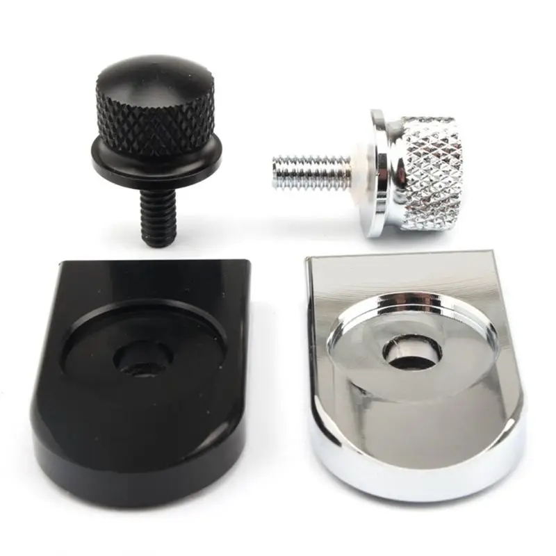 

1/4-20 Motorcycle Seat Bolt Tab Screw Mount Knob Cover for Harley Sportster Dyna Touring Fatboy Road King Softail