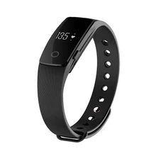 Практичный-Bluetooth Smart наручные часы телефон браслет сердечного ритма Мониторы Фитнес трекер черный