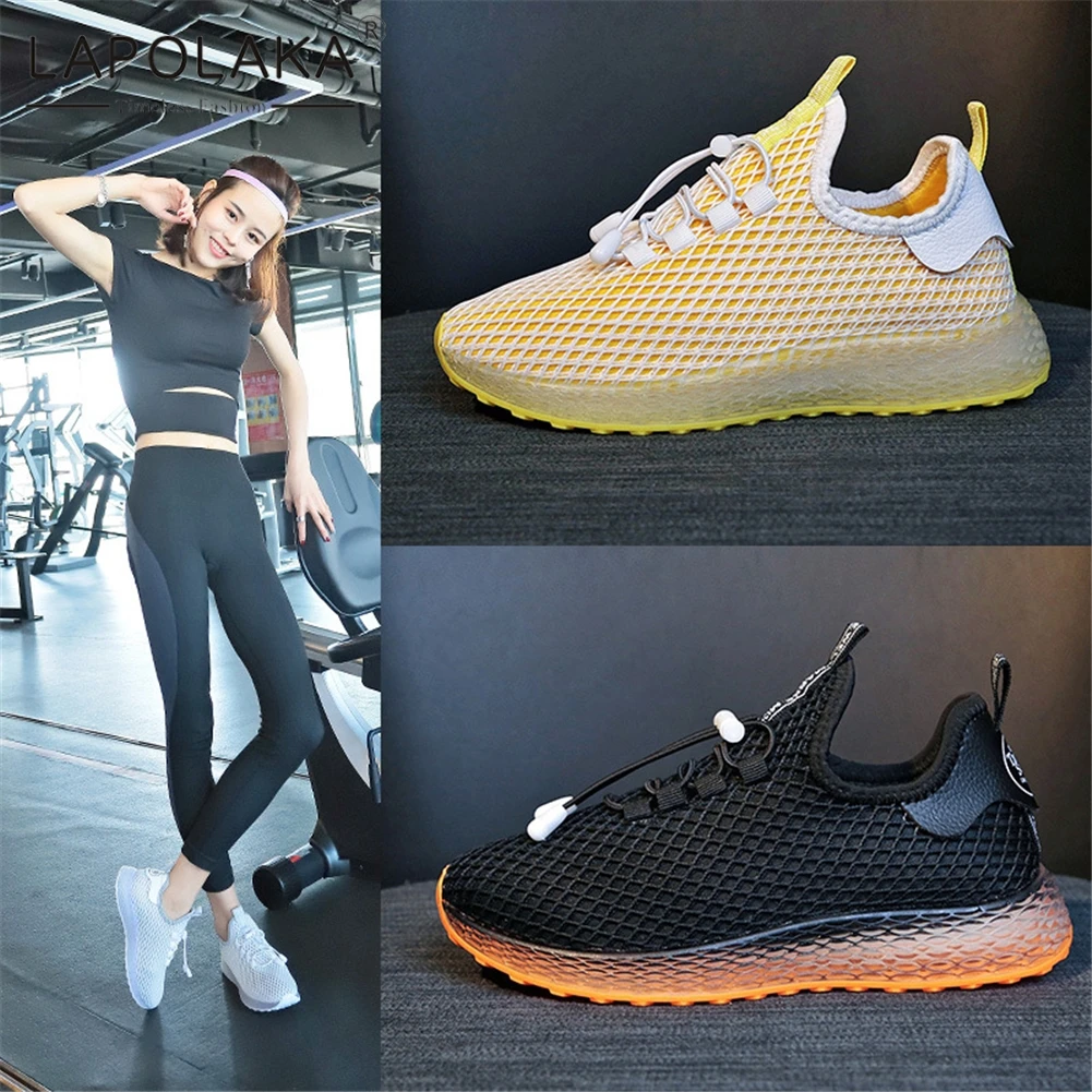 

Lapolaka New Fashion INS Hot Big Size 35-40 Summer Sneakers 2019 Lace Up Women Shoes Woman Casual Comfortable Girl Flats
