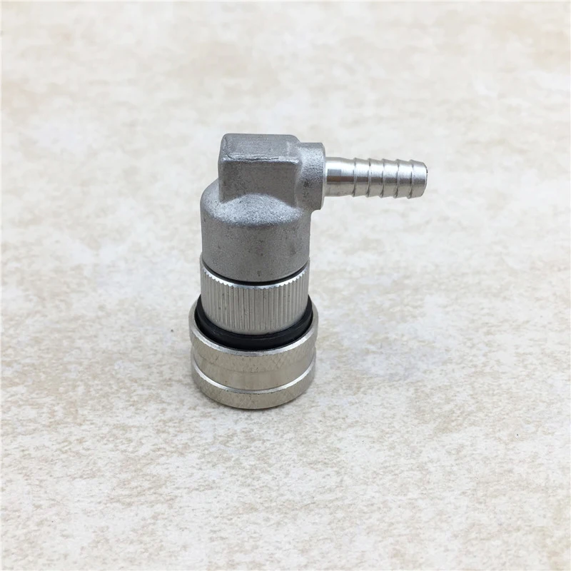 Beer Brewing Carbonation Cap w 516 Barb & Cornelius Keg Ball Lock Disconnect for homebrew cornelius keg (2)