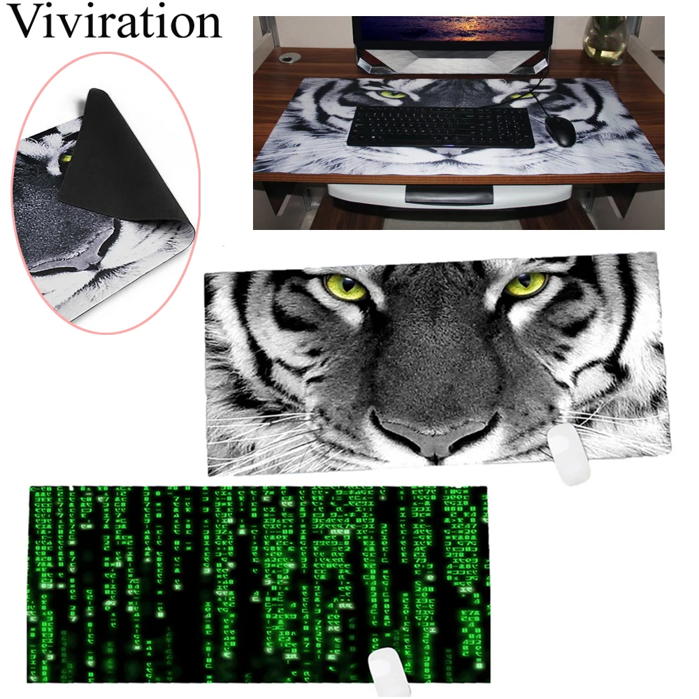  Animal Rubber Non-Slip Mouse Pad XXL 900 x 400 mm Desk Mat Desktop Keyboard Pads For cs go LOL Dota