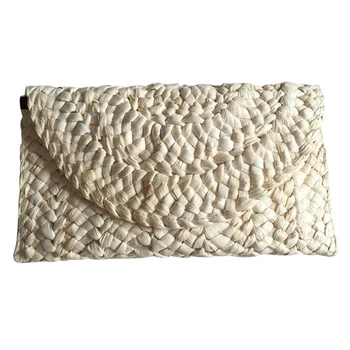 

Bohemian Style Women Hasp Wallet 2019 Flat Wallet Straw Woven Female Long Wallet Girl's Oganizer Wallets Card Holder Purse
