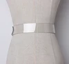 [EAM] 2022 nouveau printemps Transparent en plastique solide couleur PVC matériel femmes ceinture mode marée tout-match décontracté AJ07200 ► Photo 3/5