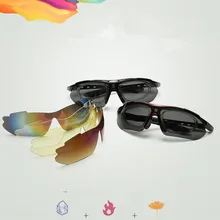 Солнечные очки для альпинизма на открытом воздухе, 5 шт., линзы/набор, мужские и женские летние пустынные джунгли, походная съемка, поляризованные очки