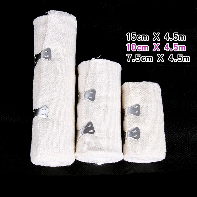 

4 Rolls Medical High Elastic Bandage Emergency First Aid Hemostatic Bandages Wound Dressing Bandaging Physical Exercise Protect