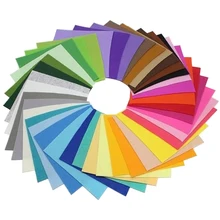 40 шт нетканый войлочный материал высокого качества смешанные цвета мягкий полиэстеровый войлочный лист квадратов для лоскутного шитья DIY ремесло